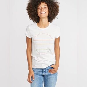 Marine Layer rainbow supersoft T Shirt